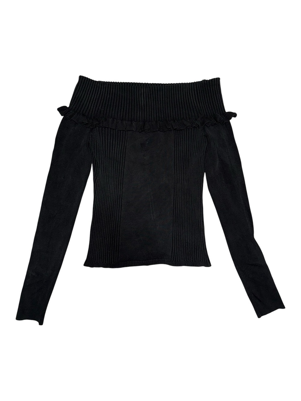 Vintage Bebe Off-The-Shoulder Sweater